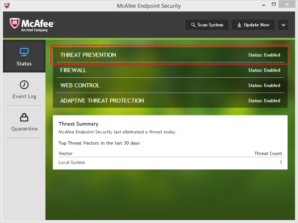 mcafee superdat unable to backup existing file